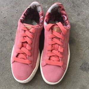 Puma x Careaux floral basket shoes